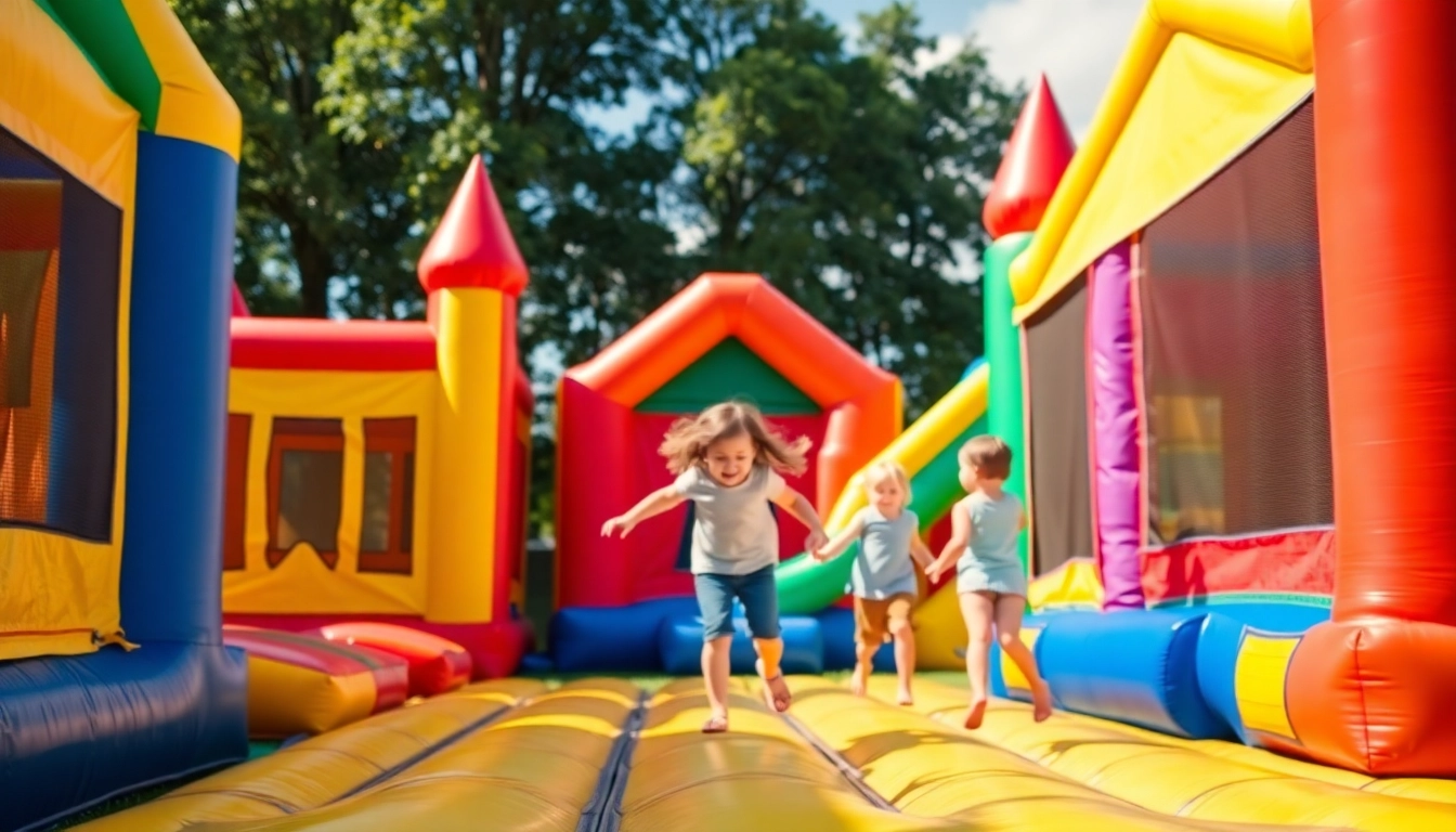 Experience excitement with our bounce house rental near me, featuring colorful inflatables for events.