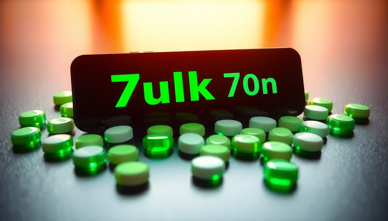 Showcasing Bulk 7oh tablets emphasizing quality and variety in a compelling, vibrant setting.