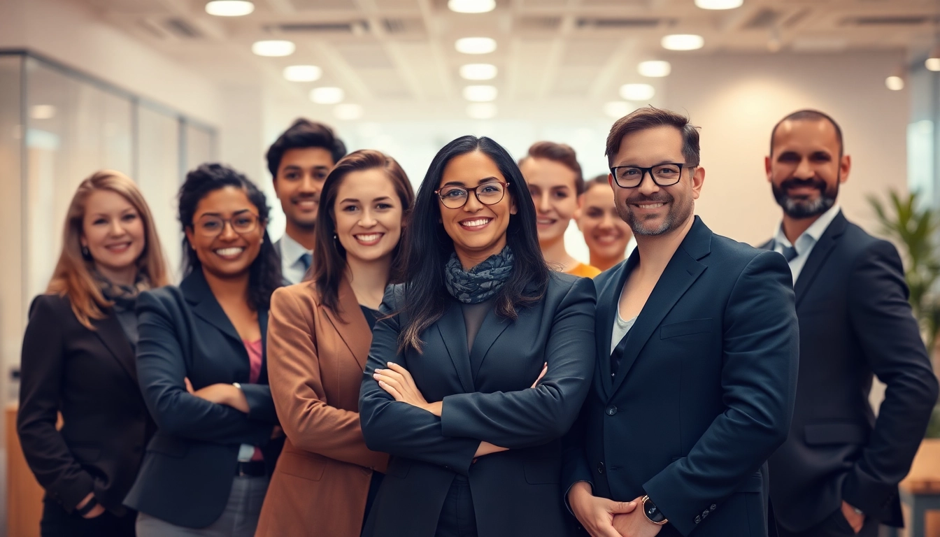 Capture engaging company headshots showcasing diverse professionals in a corporate setting.