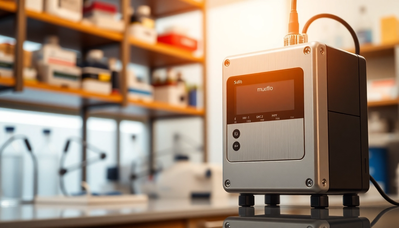 Examine the advanced hydrogen sulfide detector designed for precision in laboratory settings.