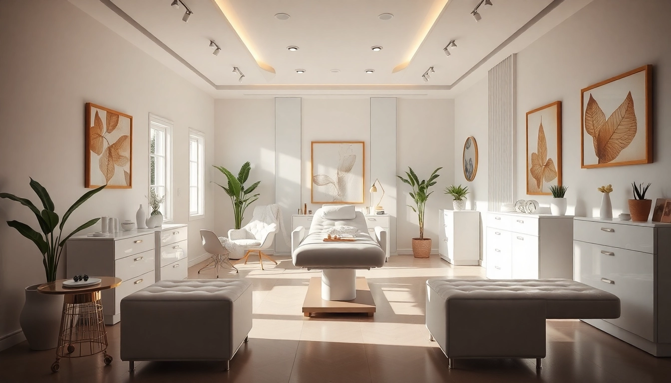 Kosmetikstudio Einrichtung mit eleganten Behandlungsräumen und hochmodernem Design erkunden.
