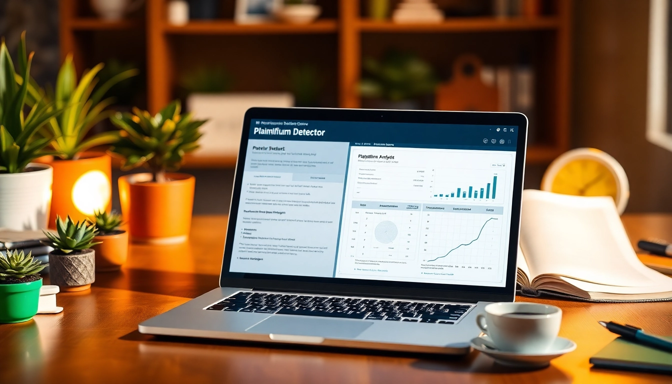 Analyze documents using an advanced plagiarism detector to ensure originality and quality.