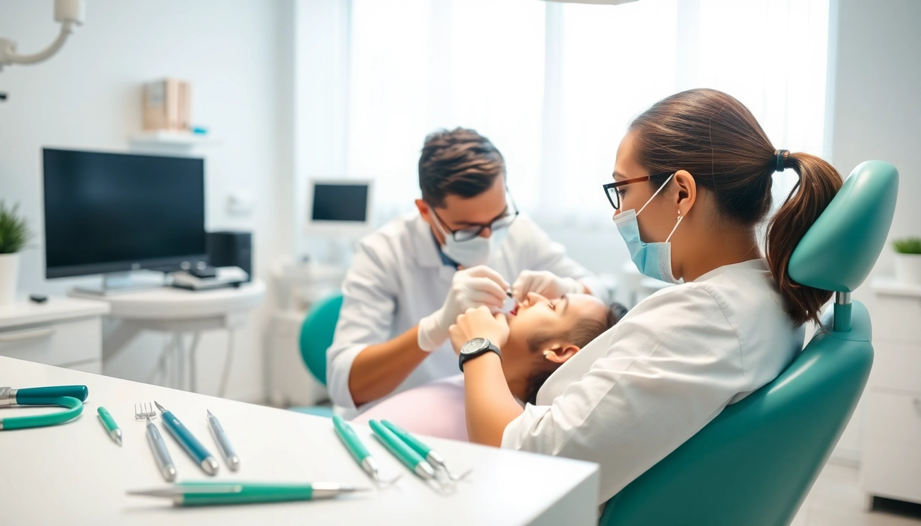 Enhancing dental health with fillings and restorative work in a modern clinic setting.