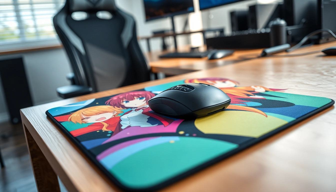 Customize your workspace with a vibrant 3d mouse pad featuring anime designs.