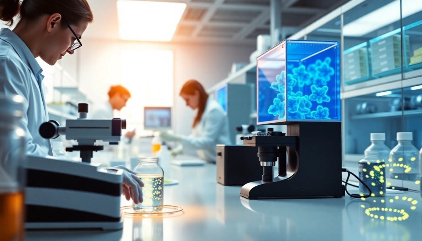 View researchers in a lab utilizing all check methods with TeSR™ media for stem cell culture.