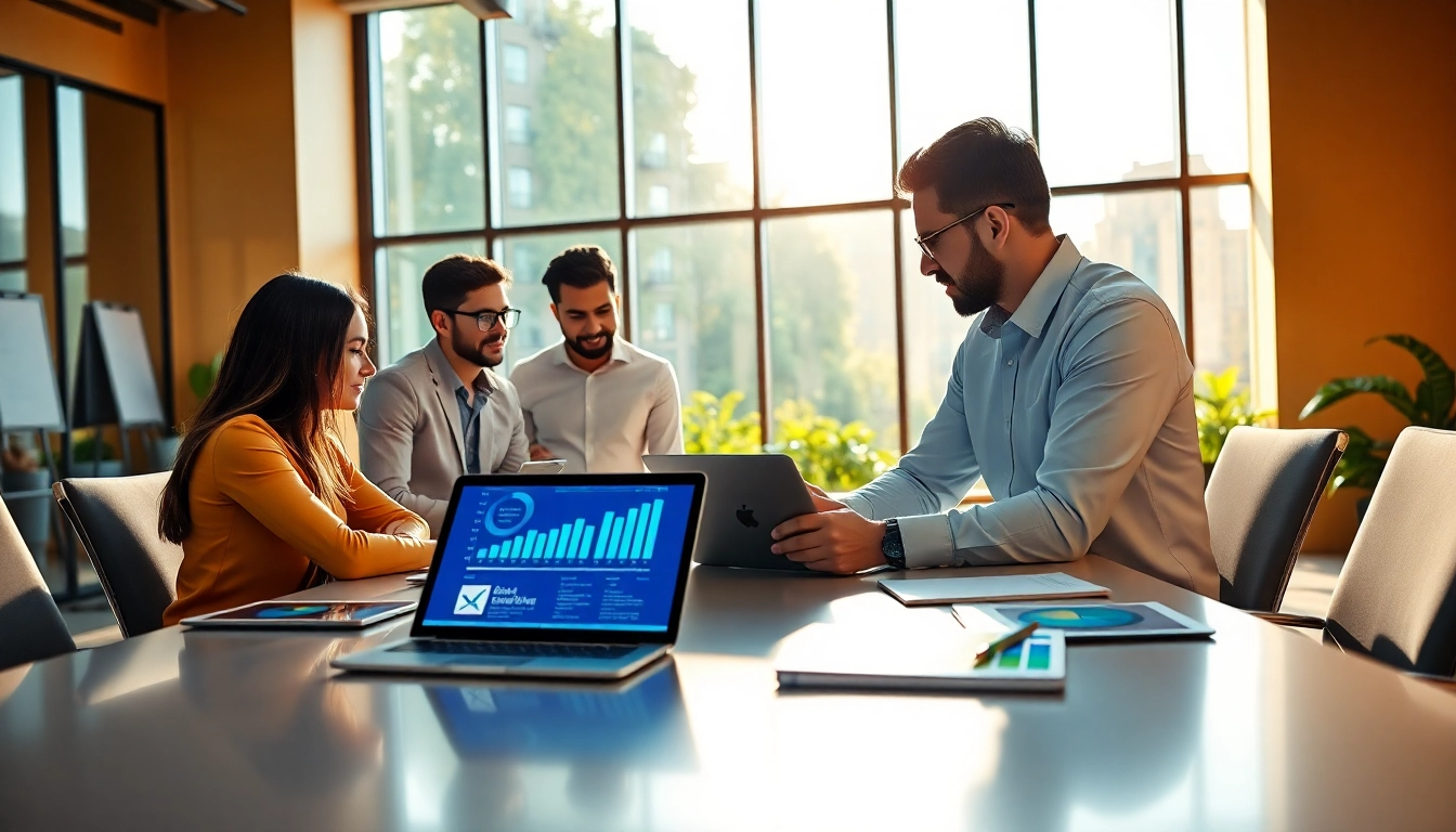 Launch Successful Startup with a diverse team brainstorming in a modern office setting