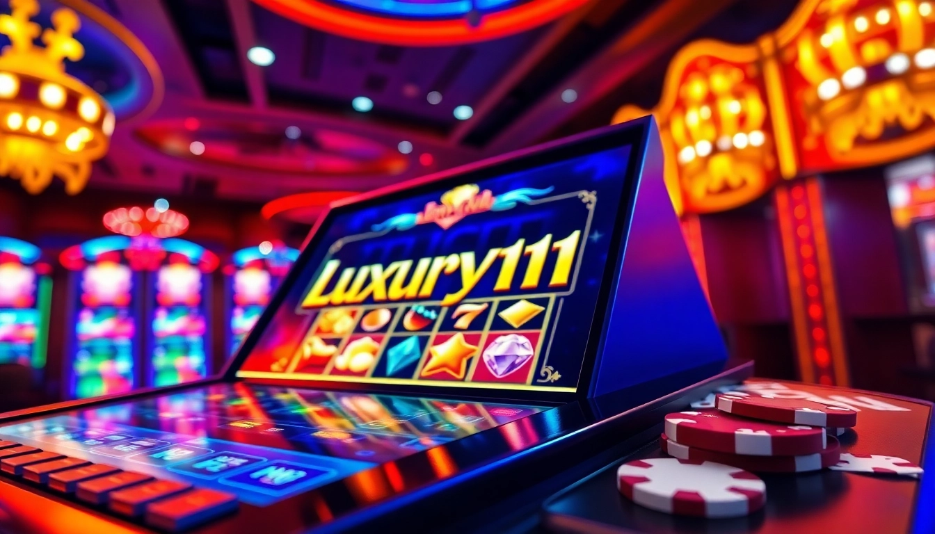 Permainan menarik luxury111 slot dengan tampilan layar yang menarik dan suasana kasino yang elegan.