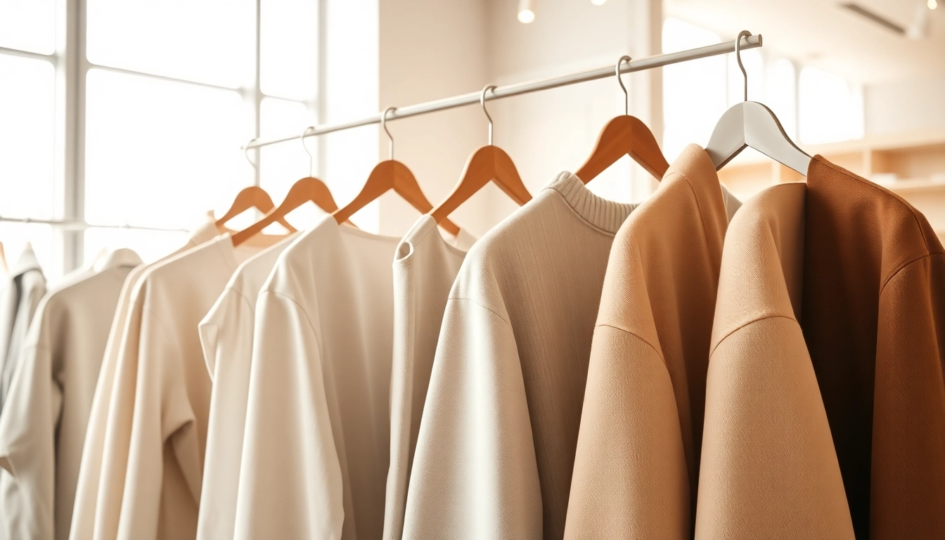 Comparing clothing styles in muji vs uniqlo featuring stylish hangers and minimalist design.