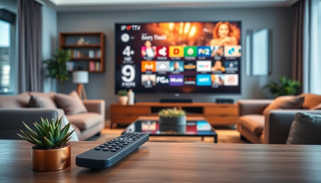 Watch quality content with usa iptv on a modern streaming setup in a cozy living space.