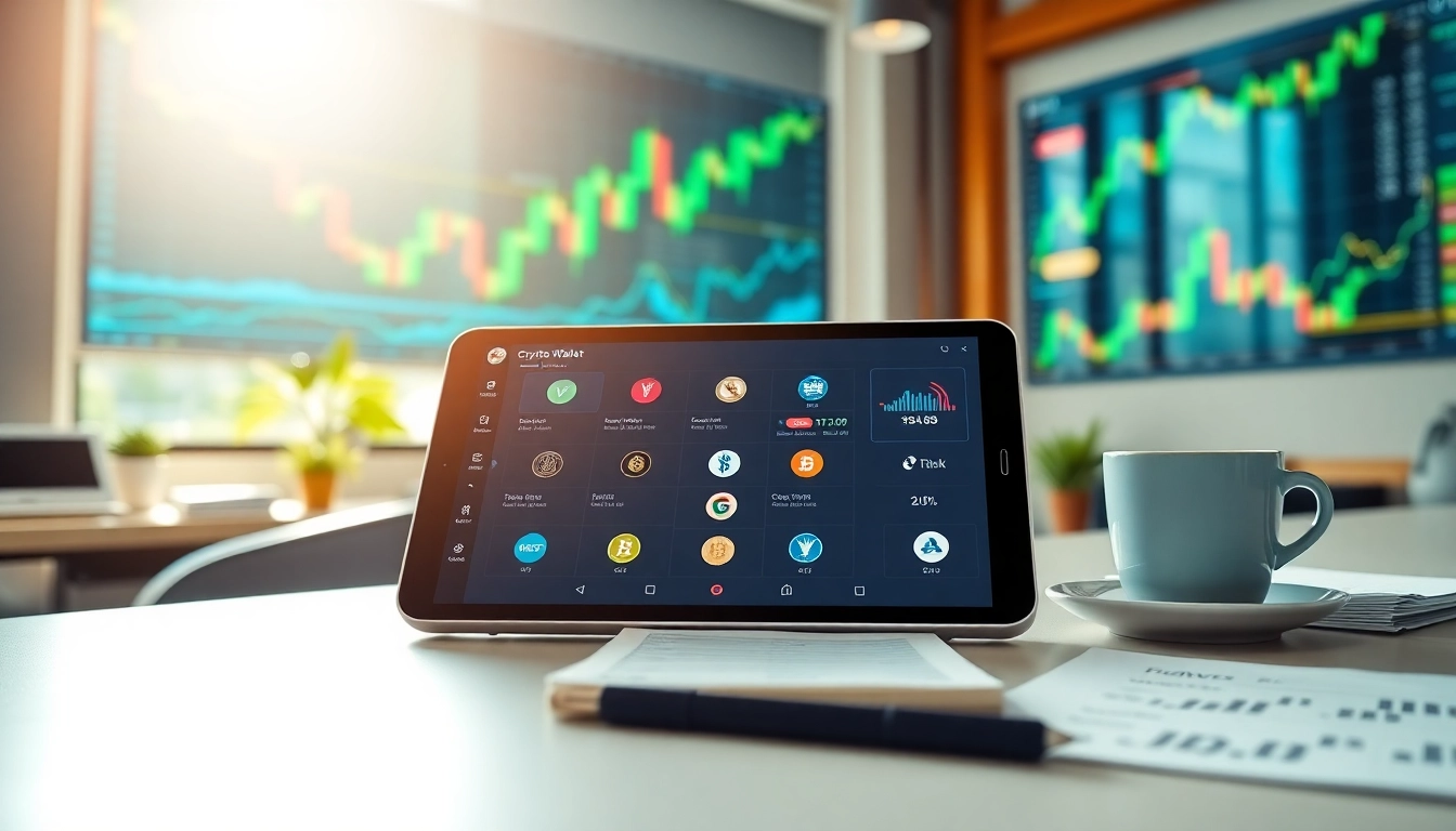 Manage your assets seamlessly with guarda cryptocurrency wallet interface in a professional workspace.