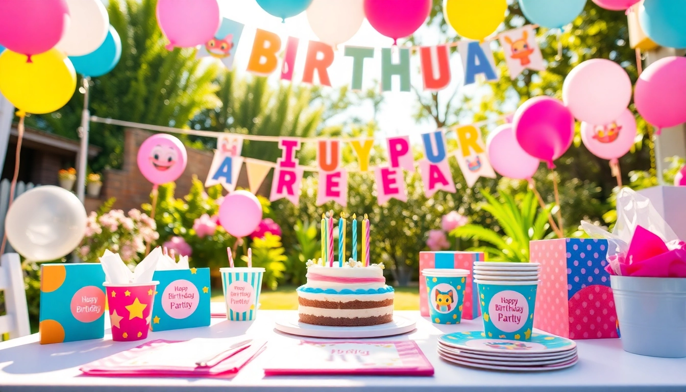 Transform a customizable birthday party with unique party supplies and decorations for an unforgettable experience.
